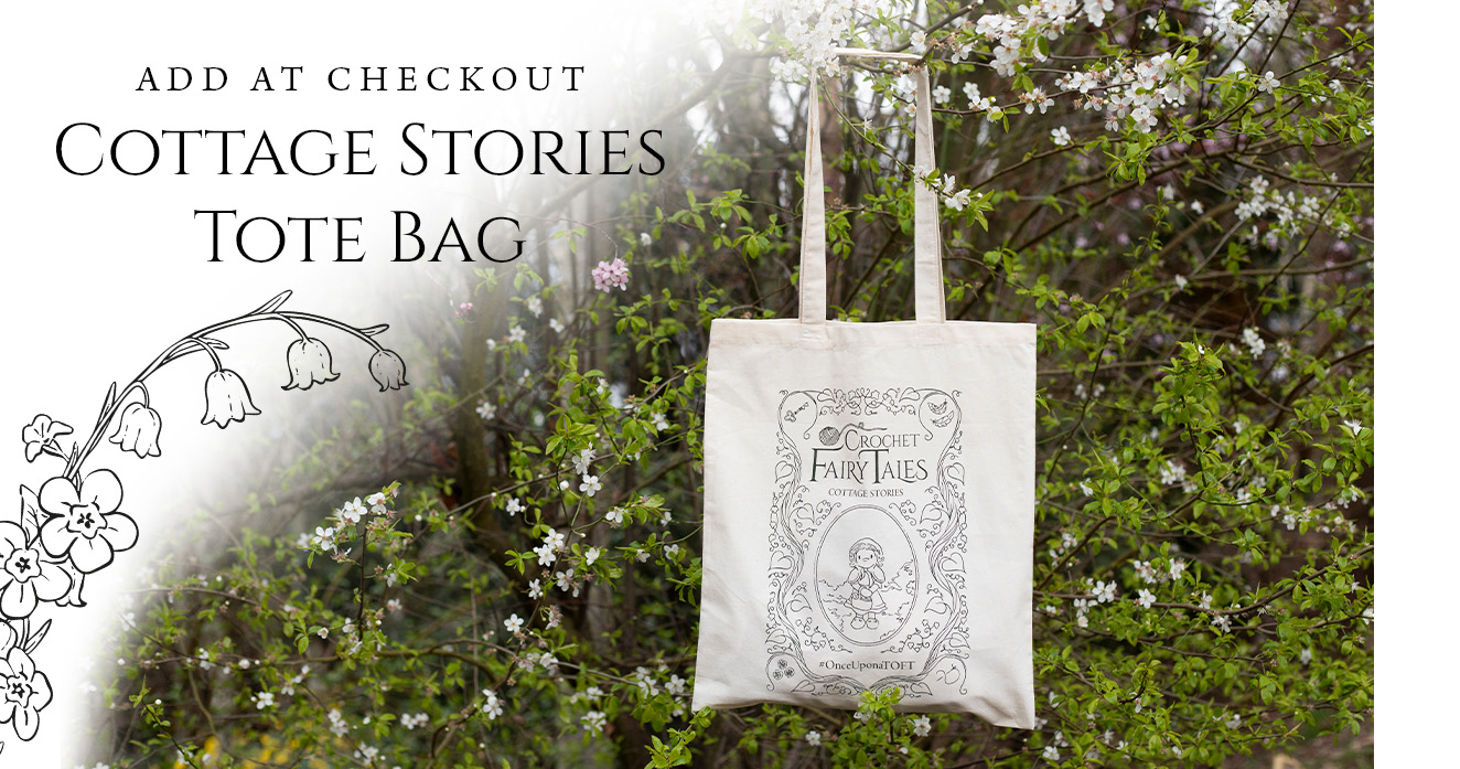 Cottage Stories new limited edition tote bag add at checkout